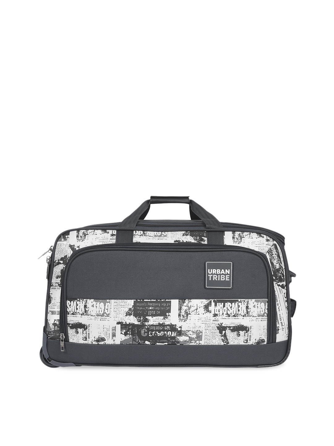 

URBAN TRIBE Grey Printed Duffel Bag 50.8 CM