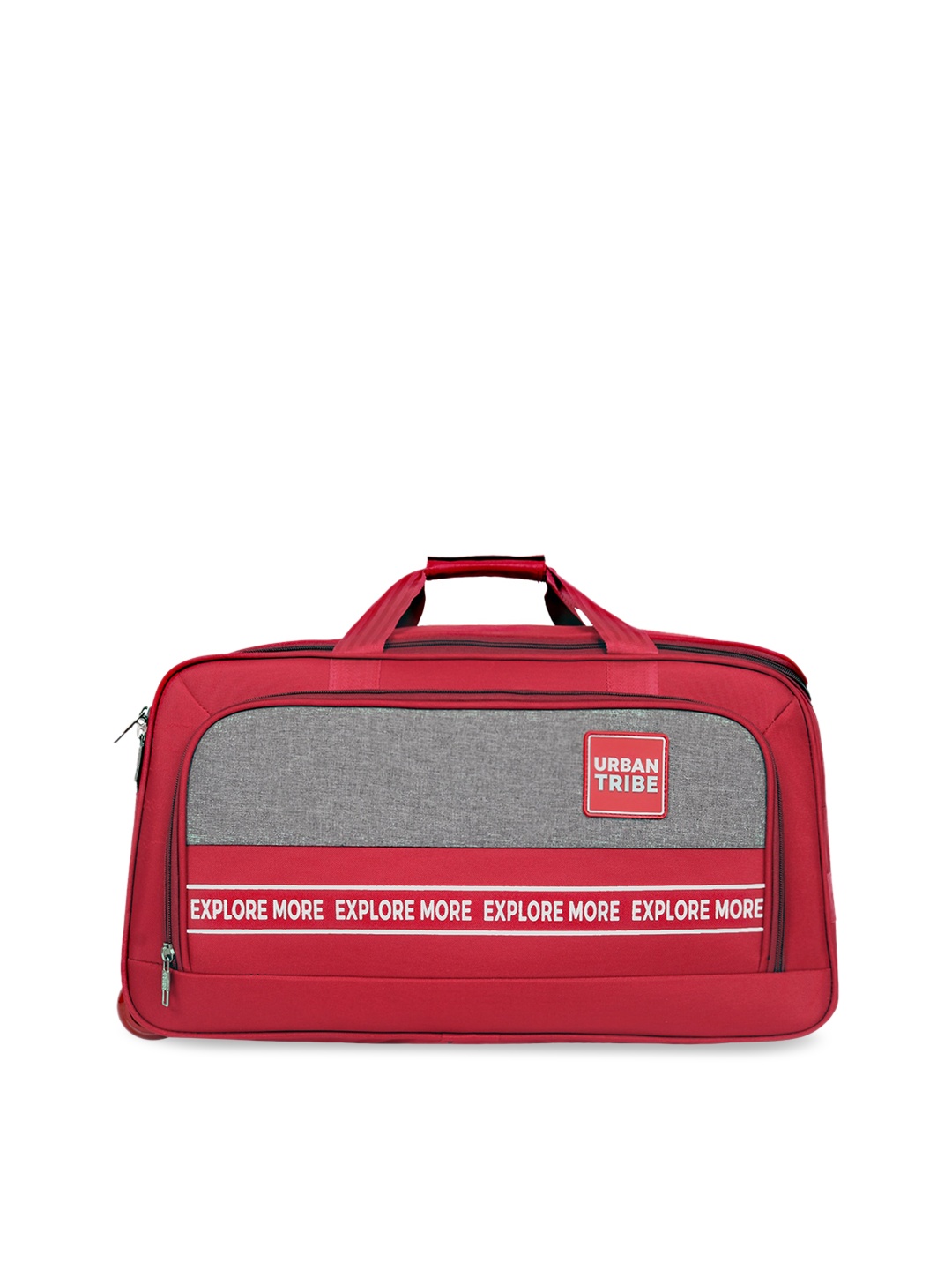 

URBAN TRIBE Soft Sided Cabin Duffel Trolley Bag, Maroon