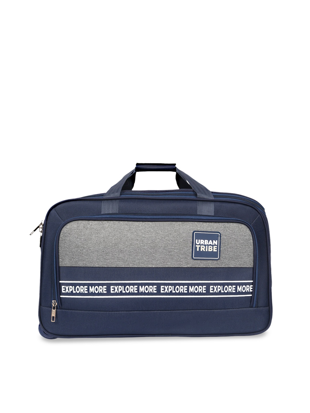 

URBAN TRIBE Soft-Sided Medium Duffel Trolley Bag, Navy blue