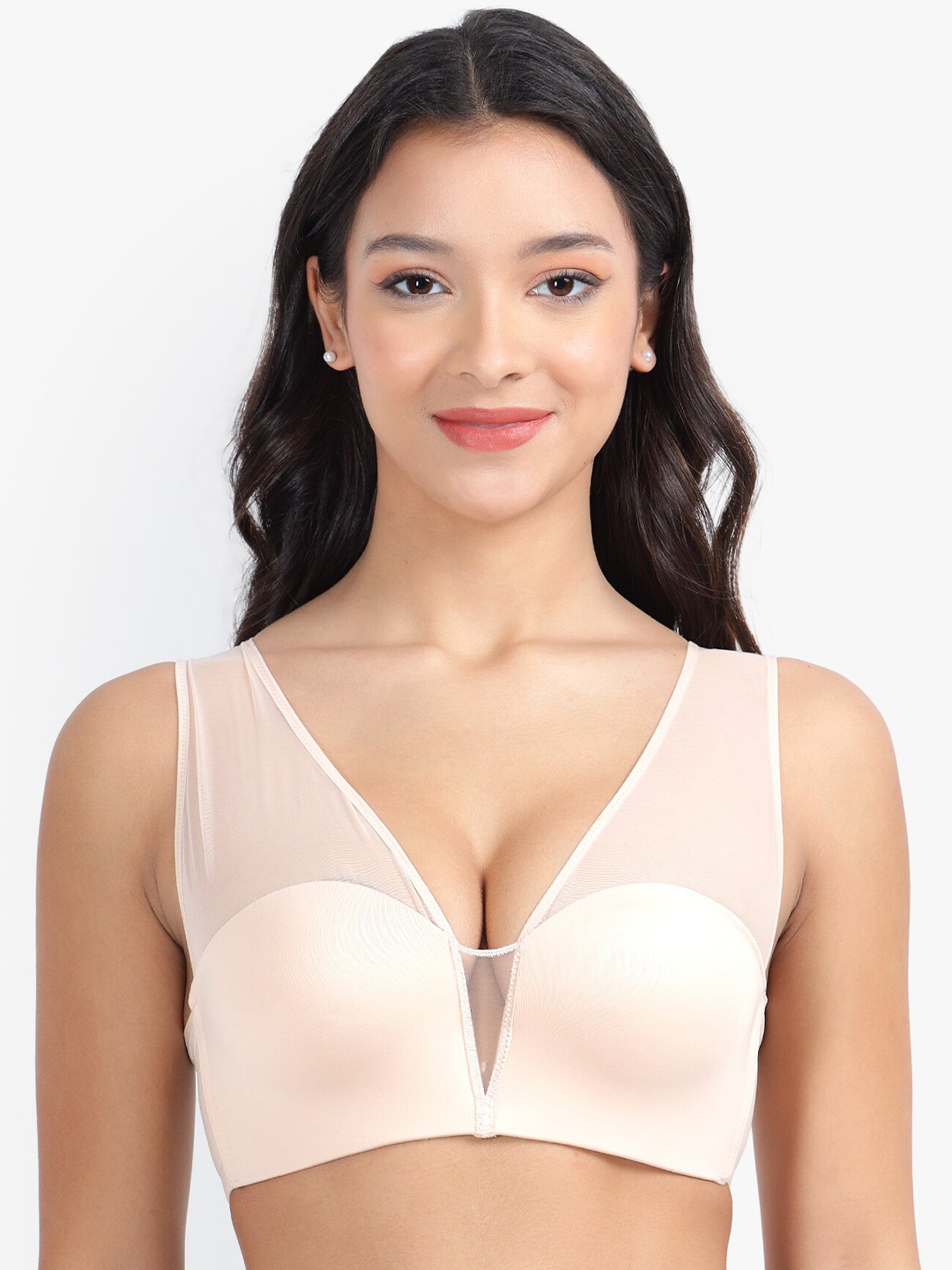 

PARKHA Full Coverage Heavily Padded Bra, Beige