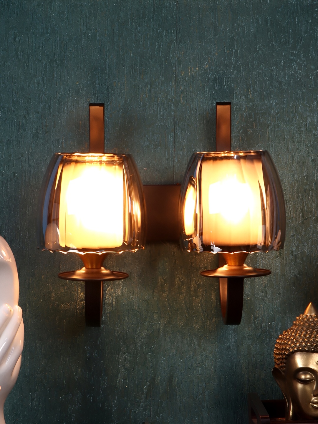 

ELIANTE Brown Iron Contemporary Cylinder Shaped Wall Lamp