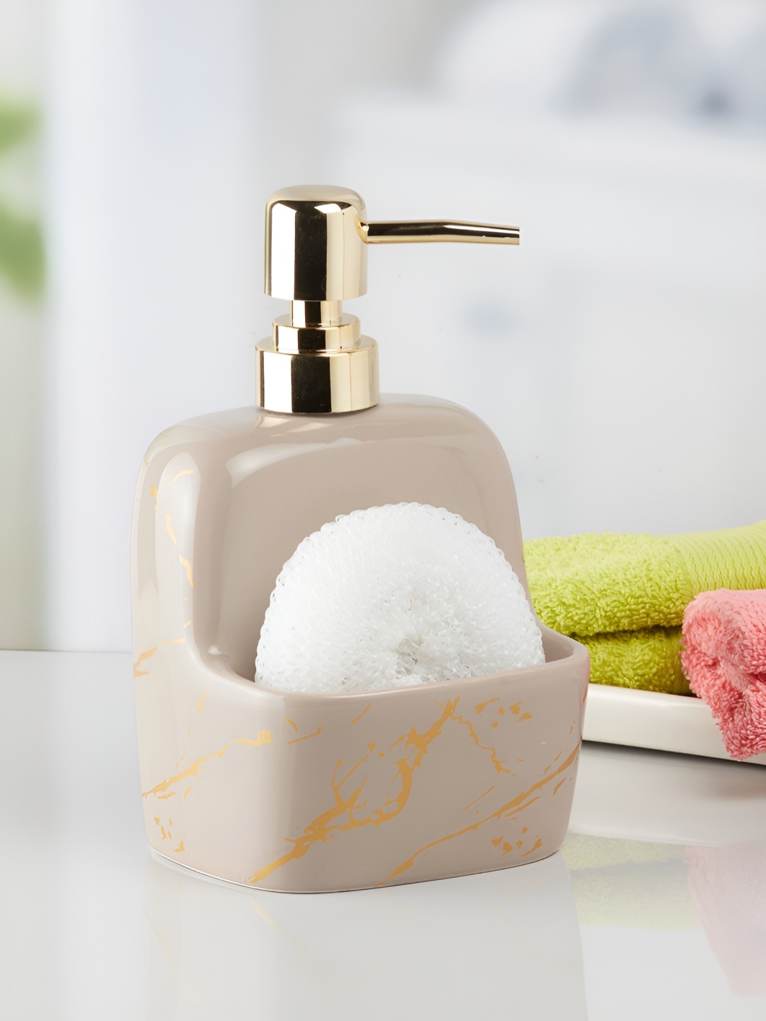 

Kookee Grey Ceramic Soap Dispenser