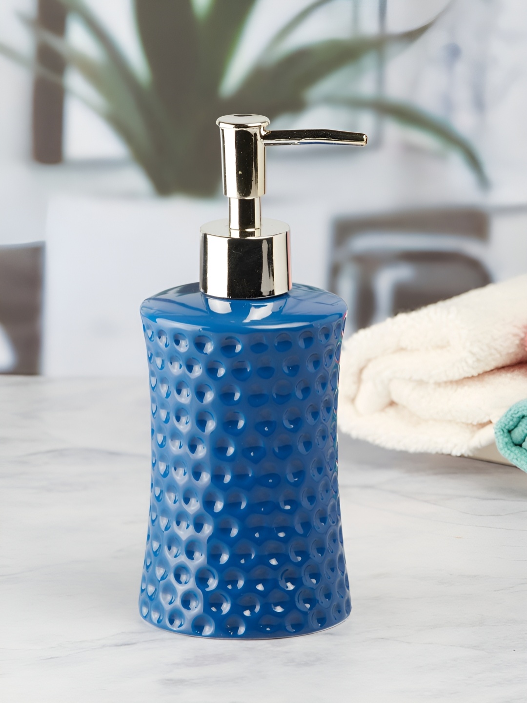 

Kookee Blue Abstract Ceramic Soap Dispenser
