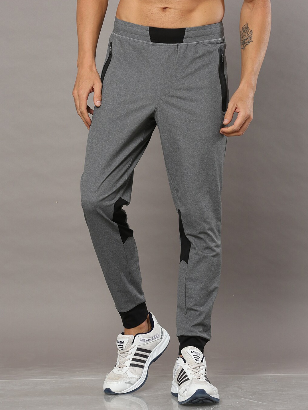 

Jolger Mens Wrinkle free Workout Joggers, Grey