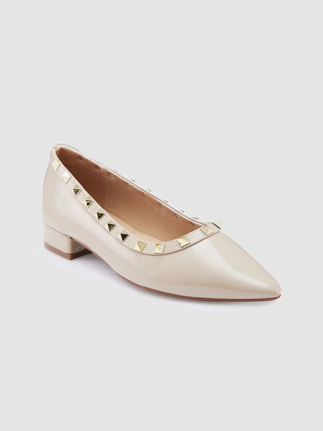 

Sole To Soul Embellished Block Pumps, Beige