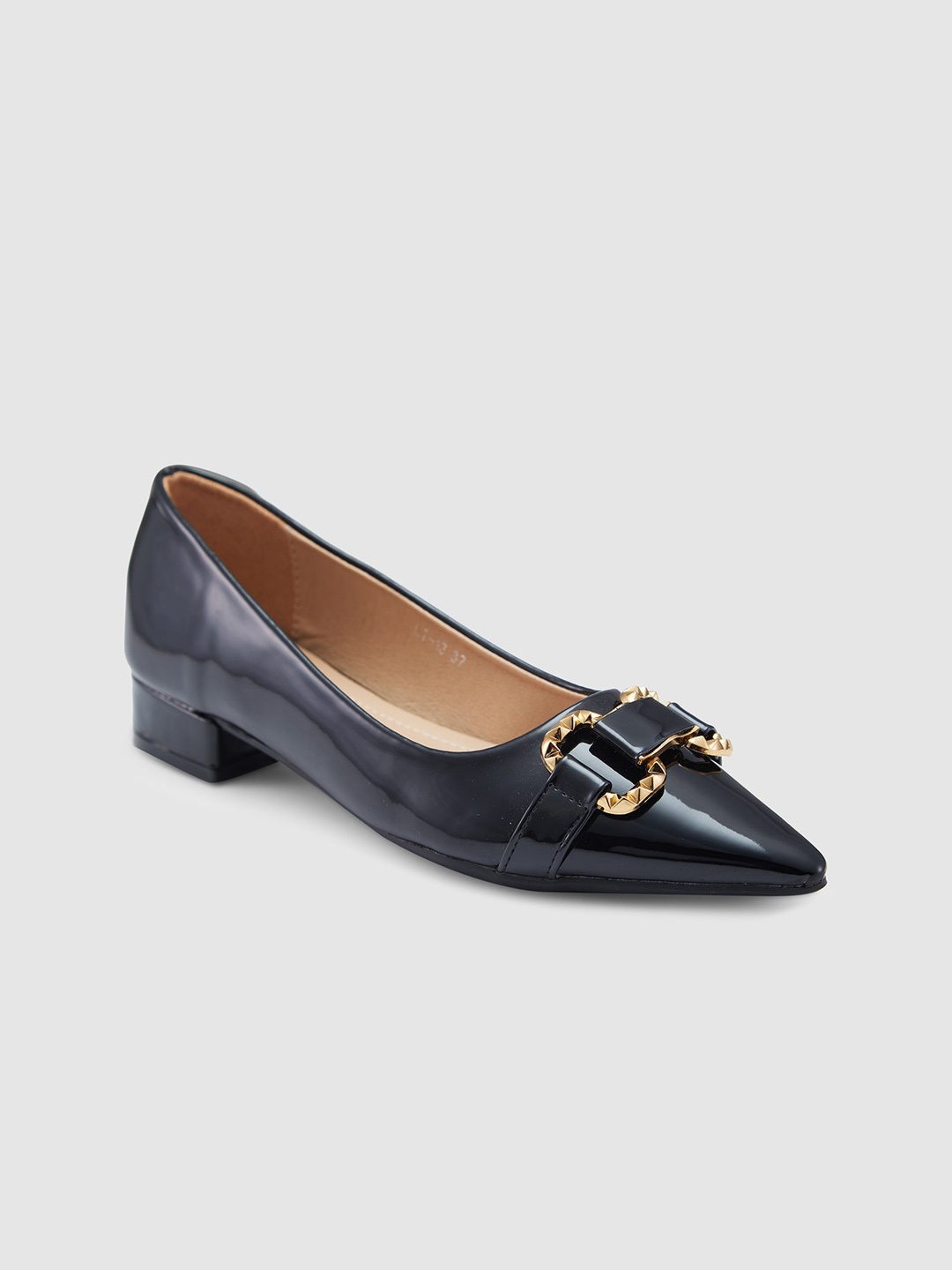 

Sole To Soul Pointed Toe Ballerinas Flats, Black