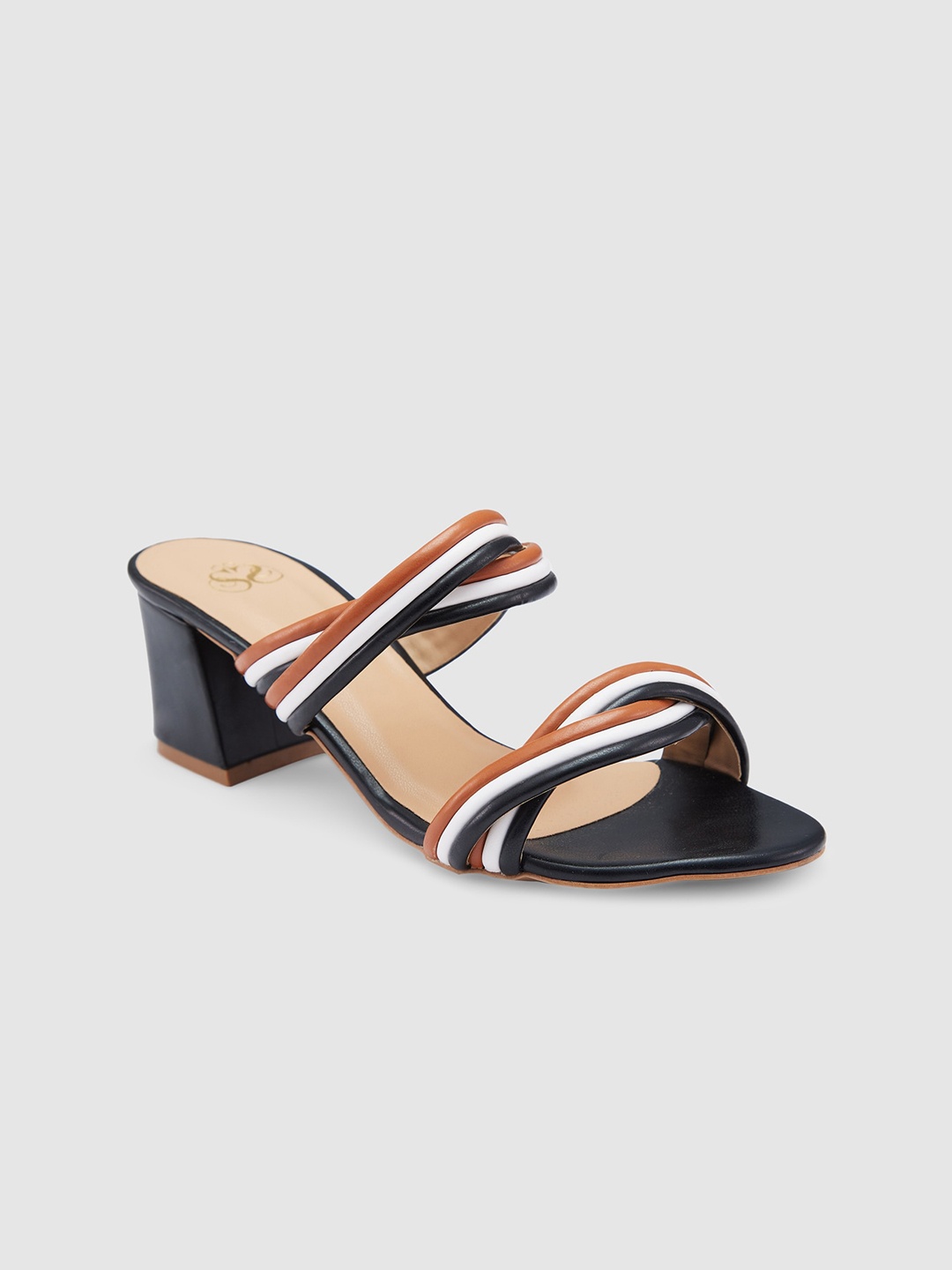 

Sole To Soul Black Block Sandals