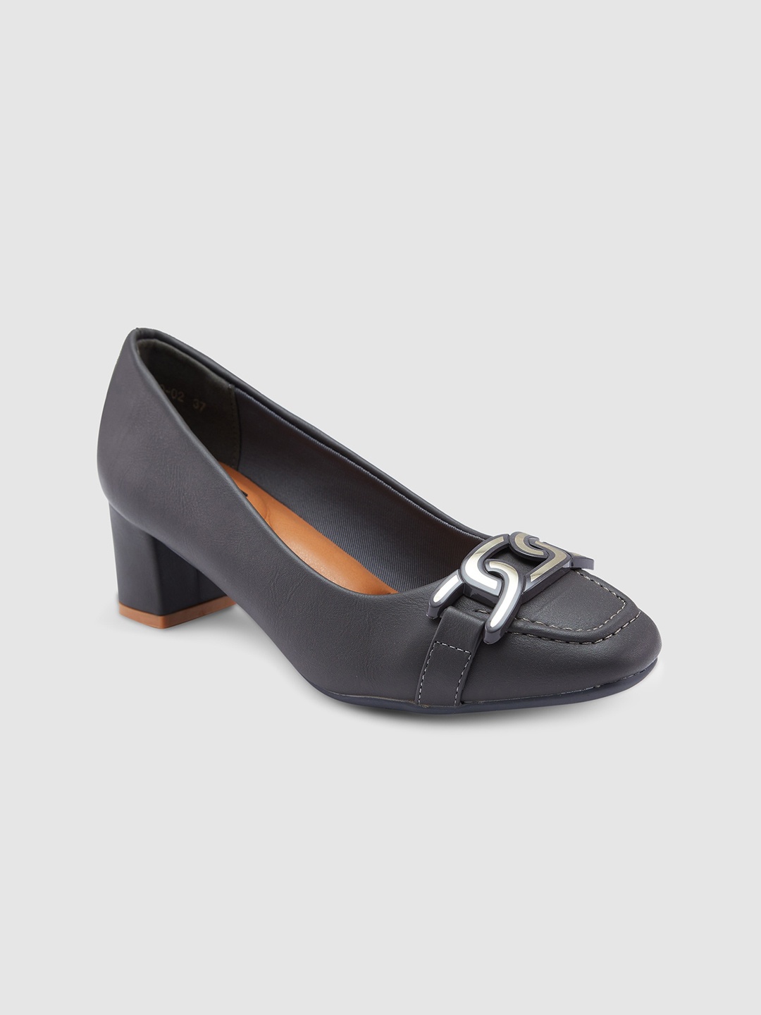 

Sole To Soul Embellished Block Pumps, Grey