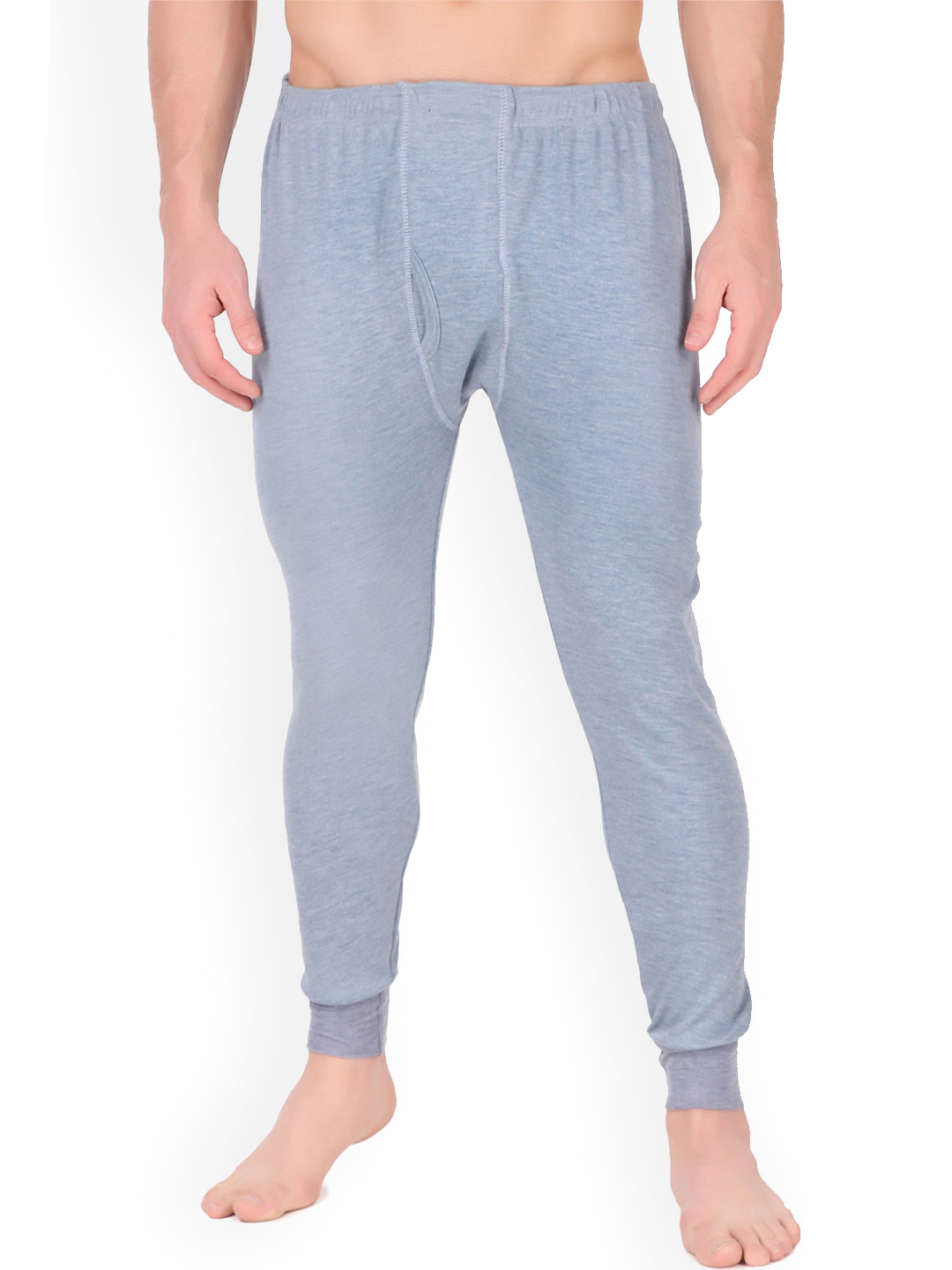 

UZARUS Men Mid-Rise Thermal Joggers, Blue