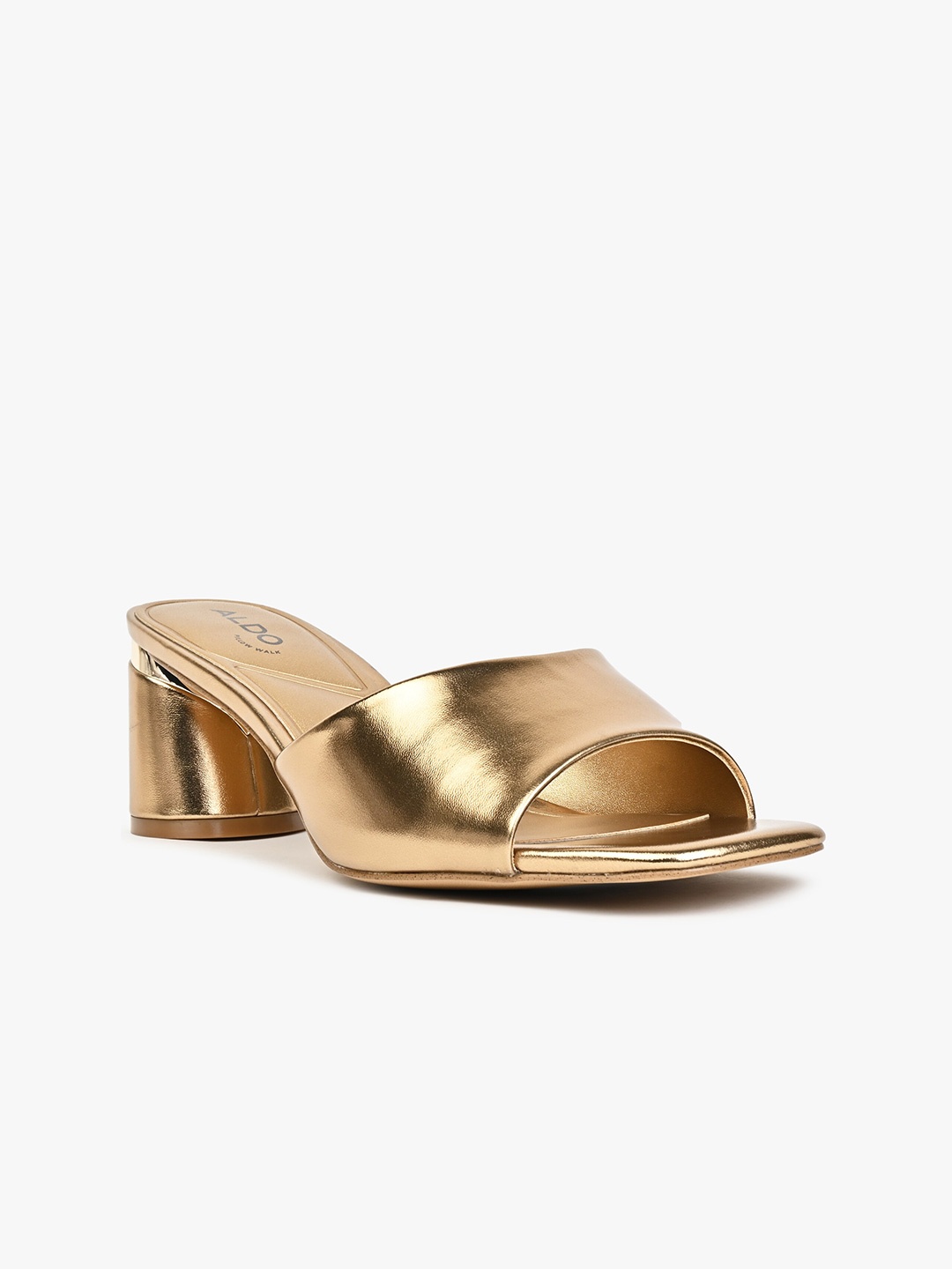 

ALDO Open Toe Heel Sandal, Gold
