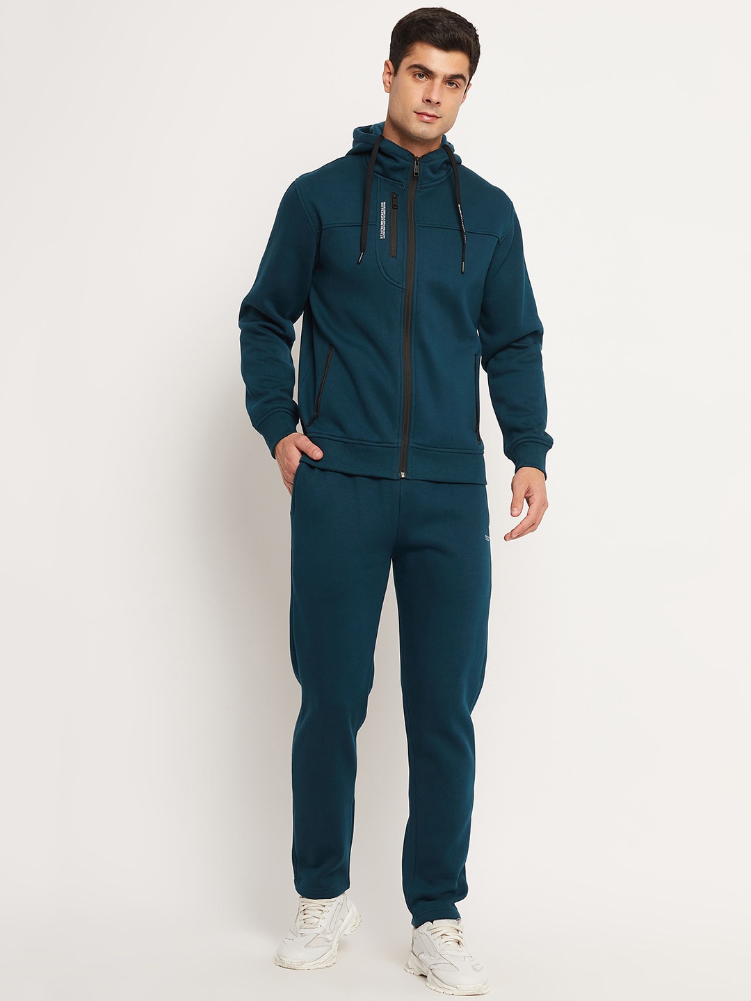 

Okane Hooded Fleece Cotton Tracksuits, Navy blue