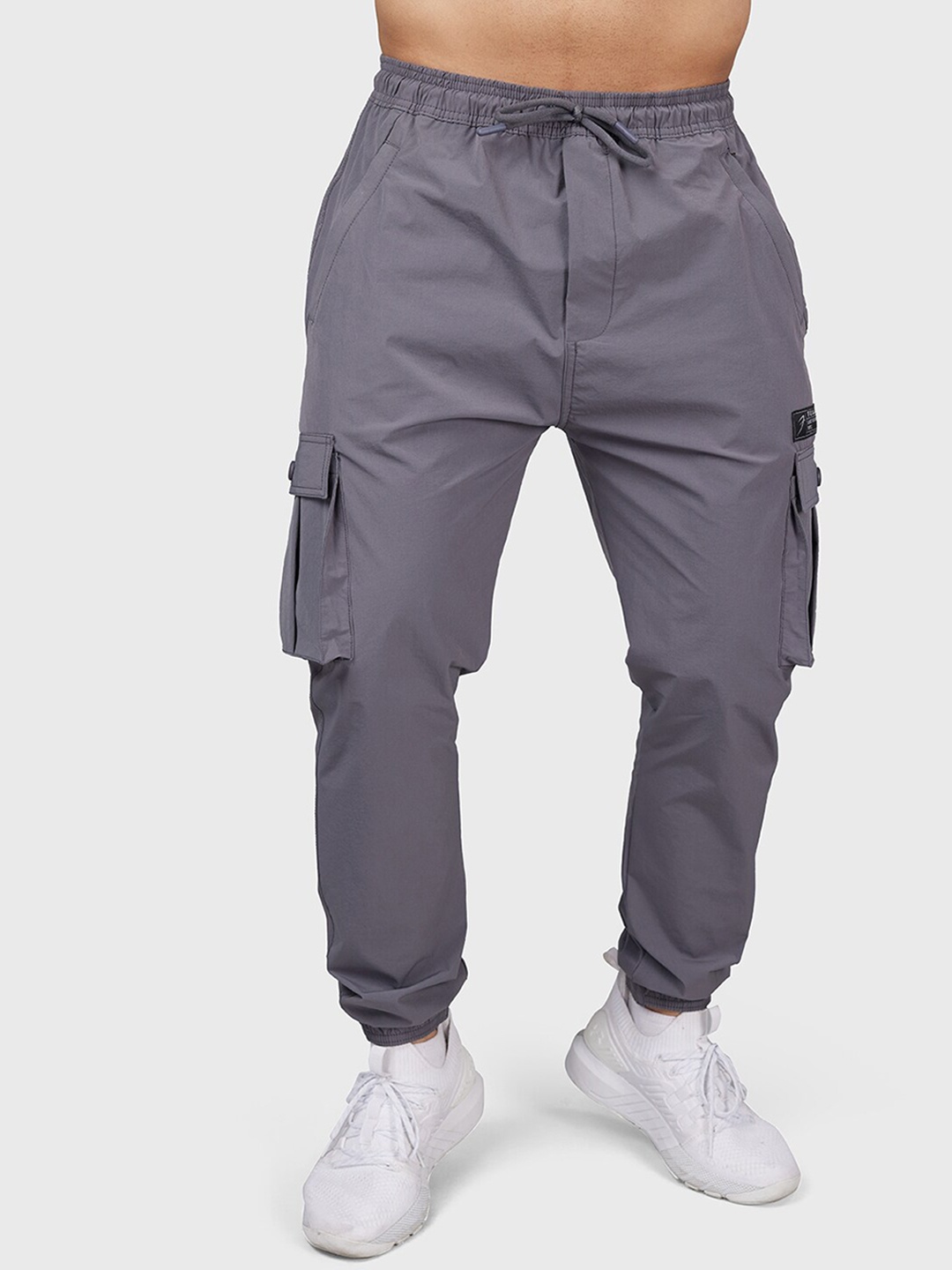 

FUAARK Men Mid-Rise Jogger, Grey