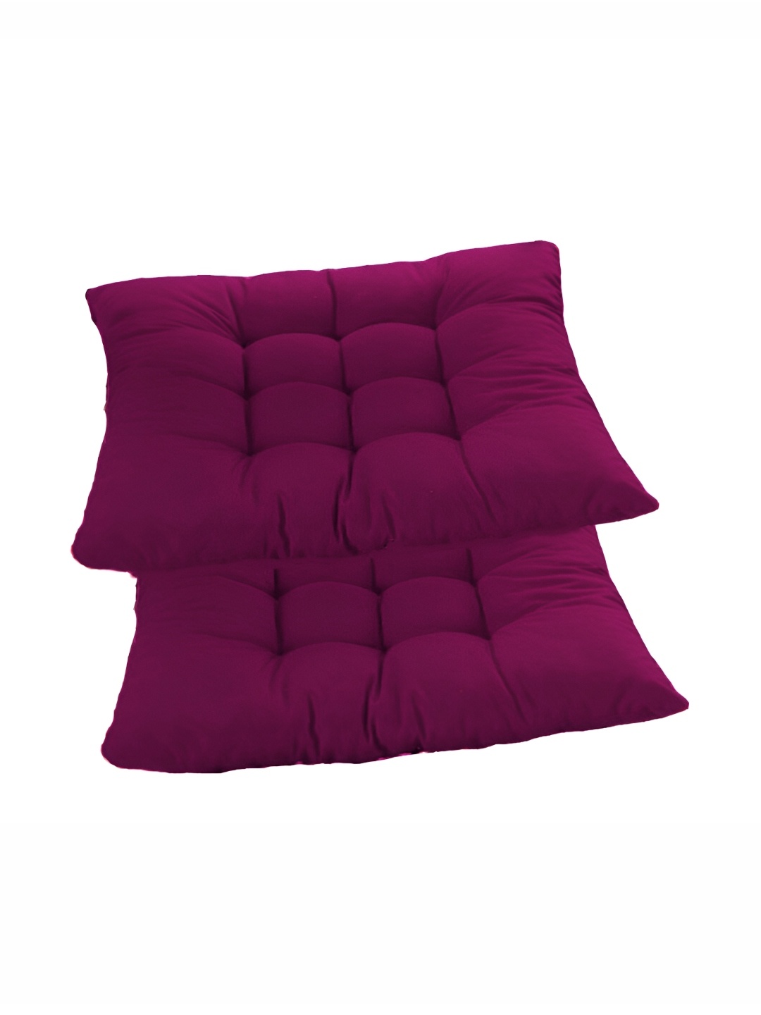 

Mom's Moon Burgundy 2 Pieces Square Shaped Chair Pads