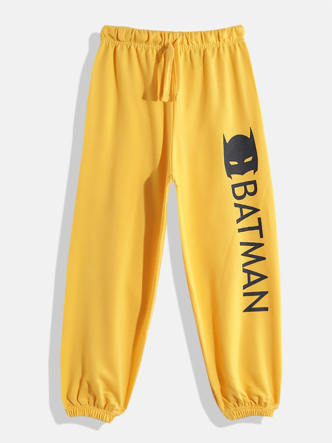 

Eteenz Boys Premium Cotton Batman Printed Joggers, Yellow
