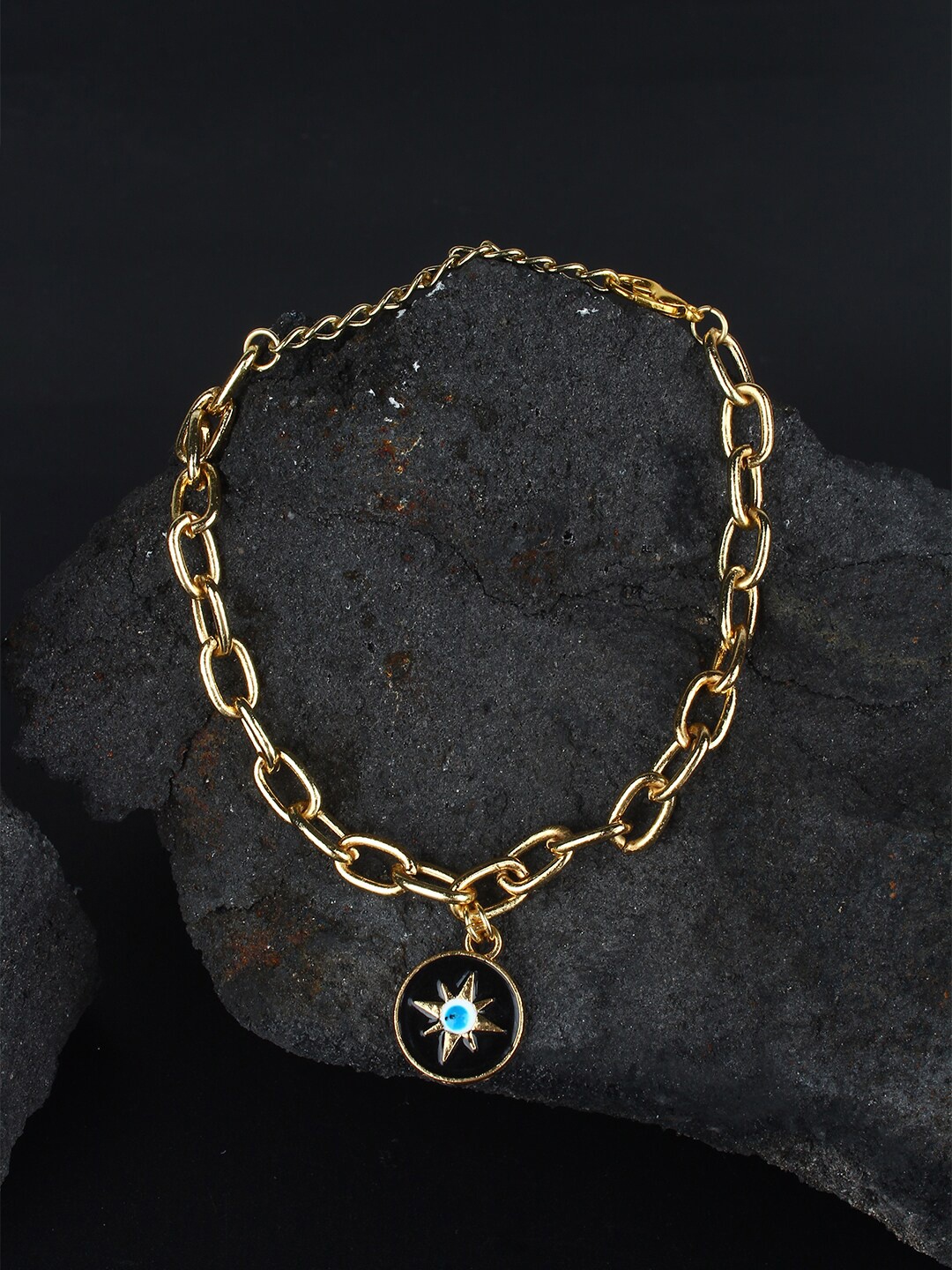 

Stylecast X KPOP Enamelled Gold-Plated Charm Bracelet