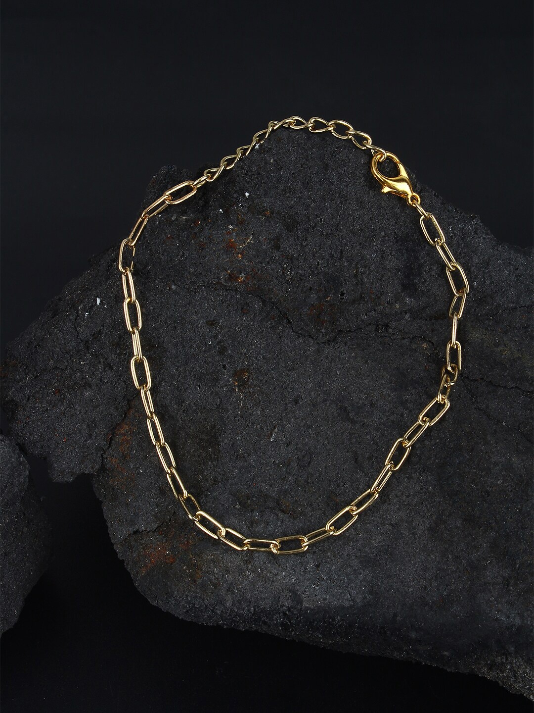 

Stylecast X KPOP Gold-Toned Brass Gold-Plated Charm Bracelet
