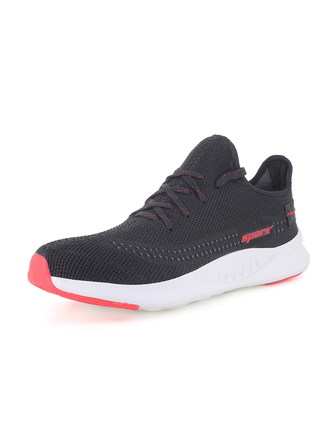 

Sparx Men Mesh Running Shoes, Black