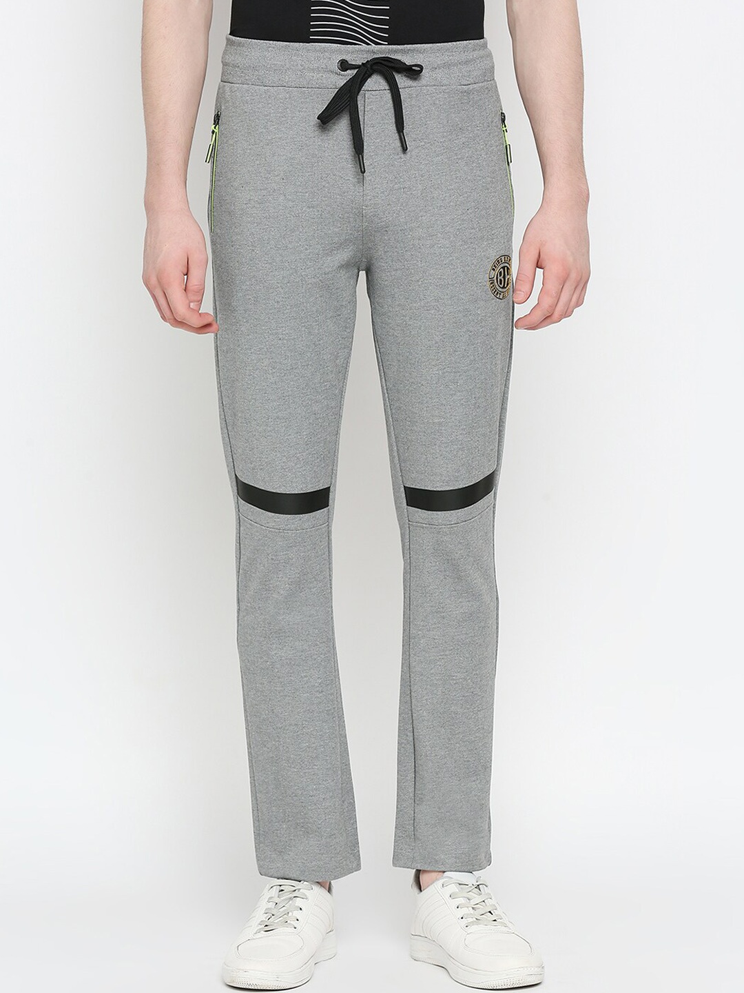 

Being Human Men Mid Rise Track Pants, Grey