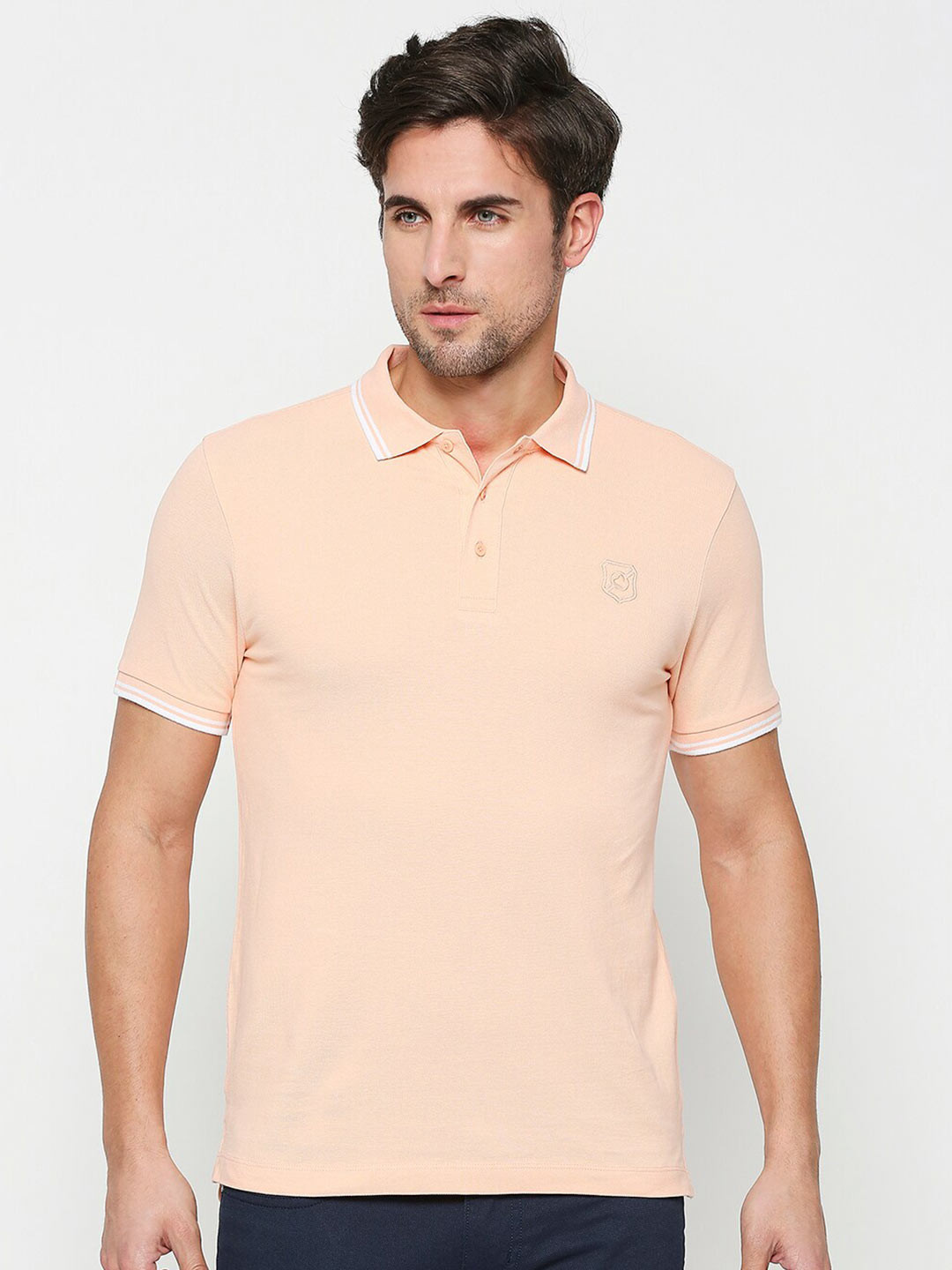

Being Human Polo Collar Regular Fit T-shirt, Pink