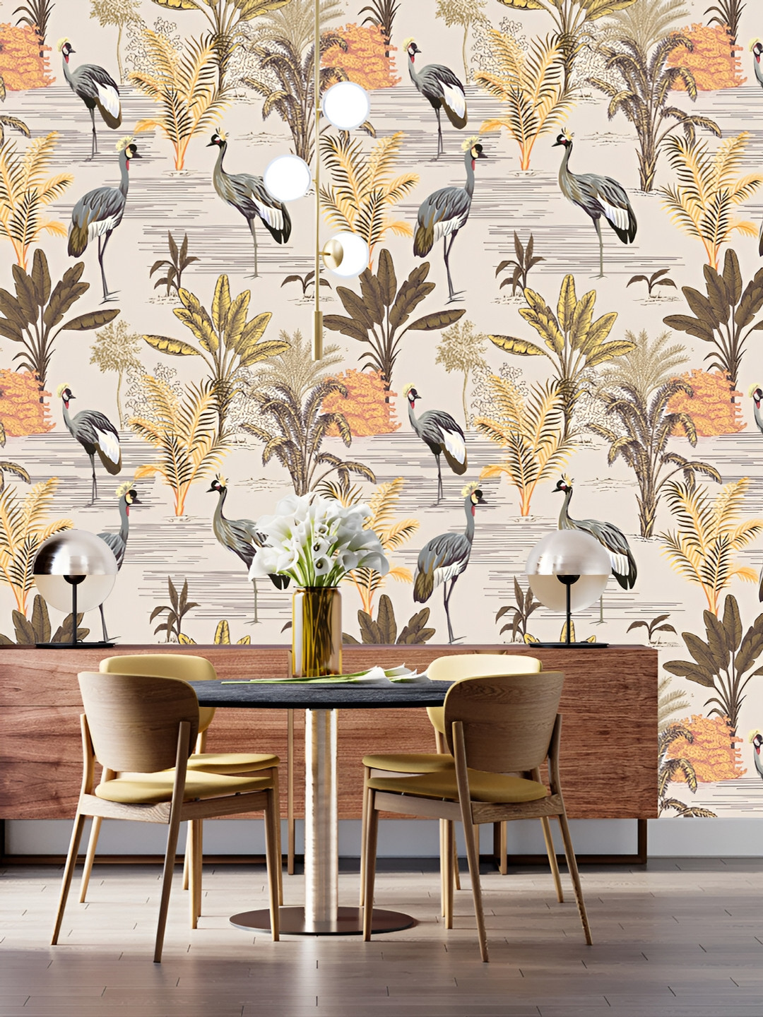 

DWELLSINDIA Beige & Grey Self-Adhesive Wall Grain Textured Wallpaper