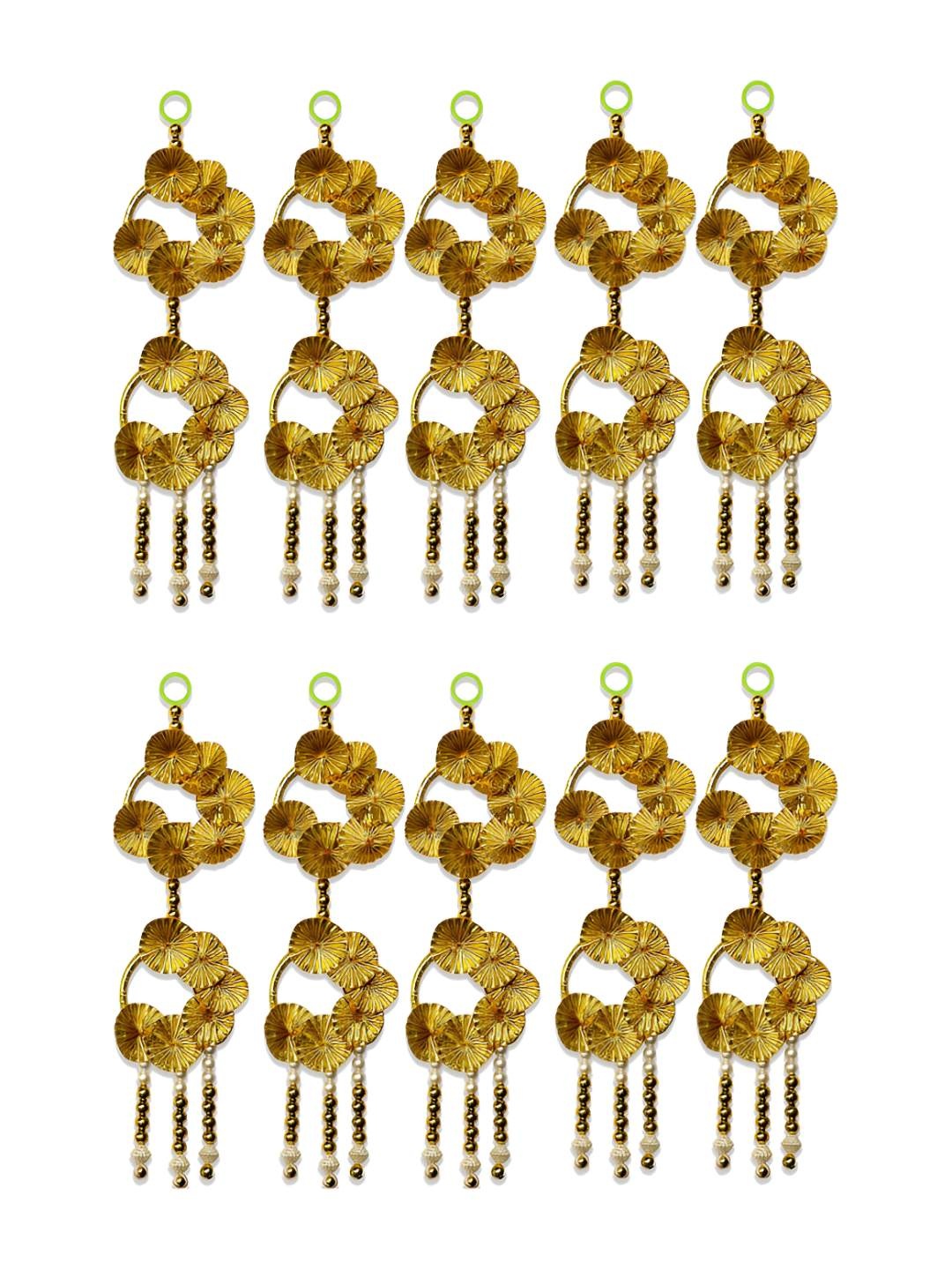 

iHandikart Gold Toned Hanging Artificial Wall Decor
