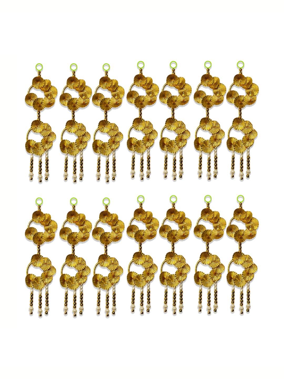 

iHandikart Gold Toned Hanging Artificial Wall Decor