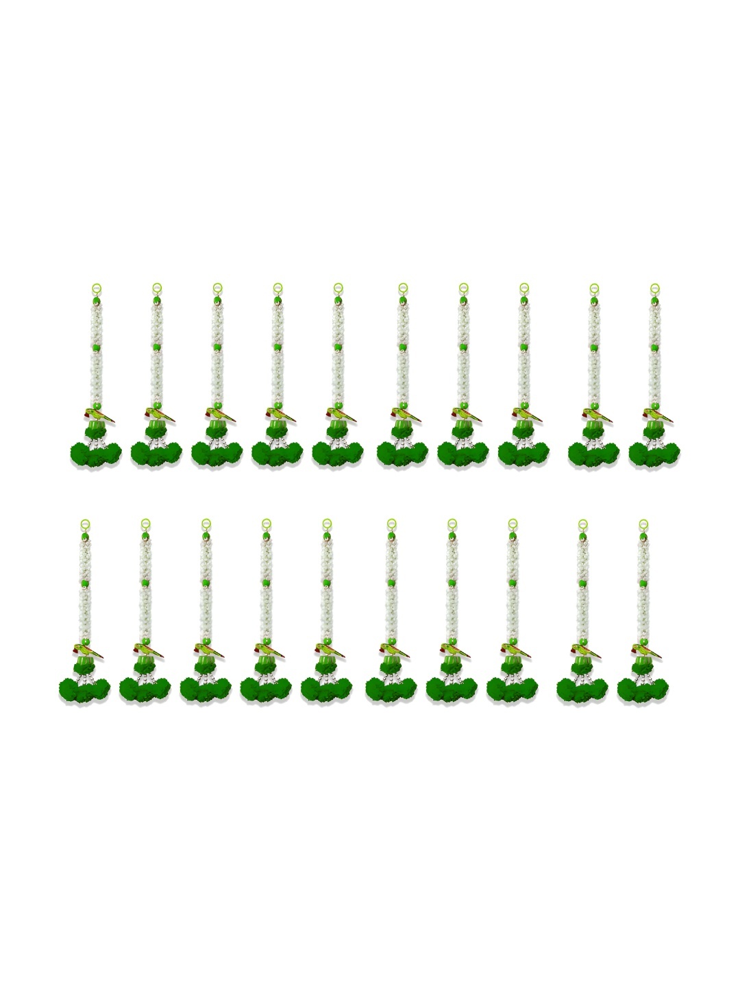

iHandikart Green 20 Pieces Hanging Jasmine Artificial Flower