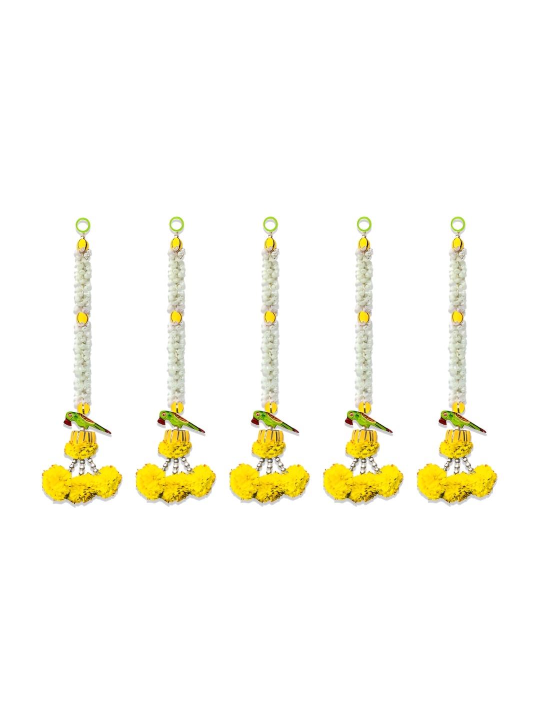 

iHandikart Yellow 4 Pieces Hanging Jasmine Artificial Flower