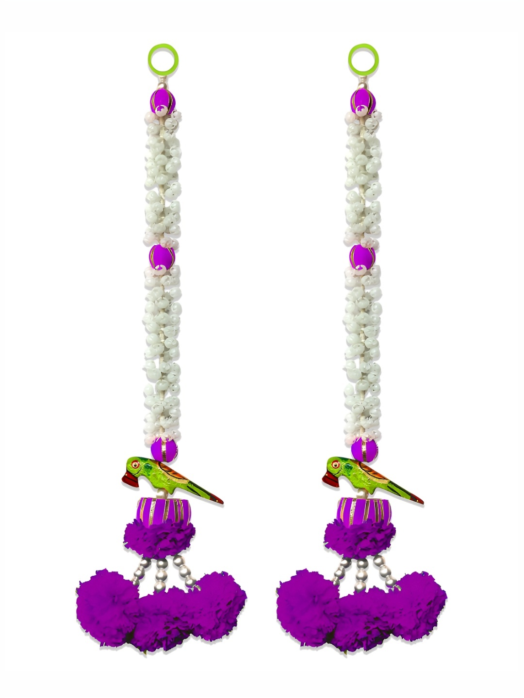 

iHandikart Purple 2 Pieces Hanging Jasmine Artificial Flower