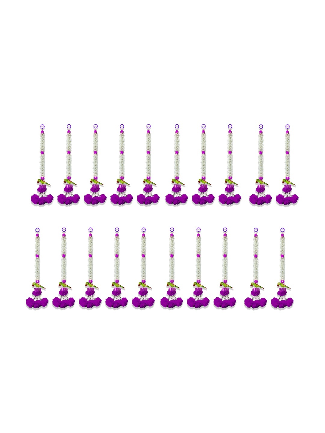 

iHandikart Purple 20 Pieces Hanging Jasmine Artificial Flower