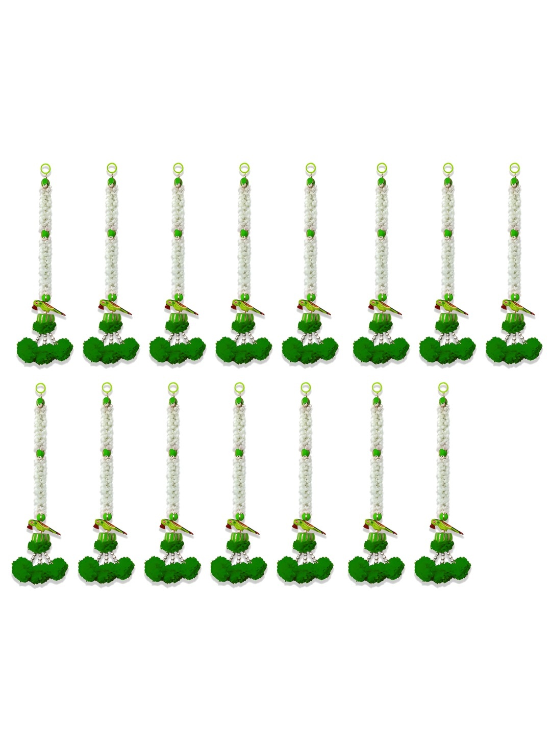 

iHandikart Green 15 Pieces Hanging Jasmine Artificial Flower
