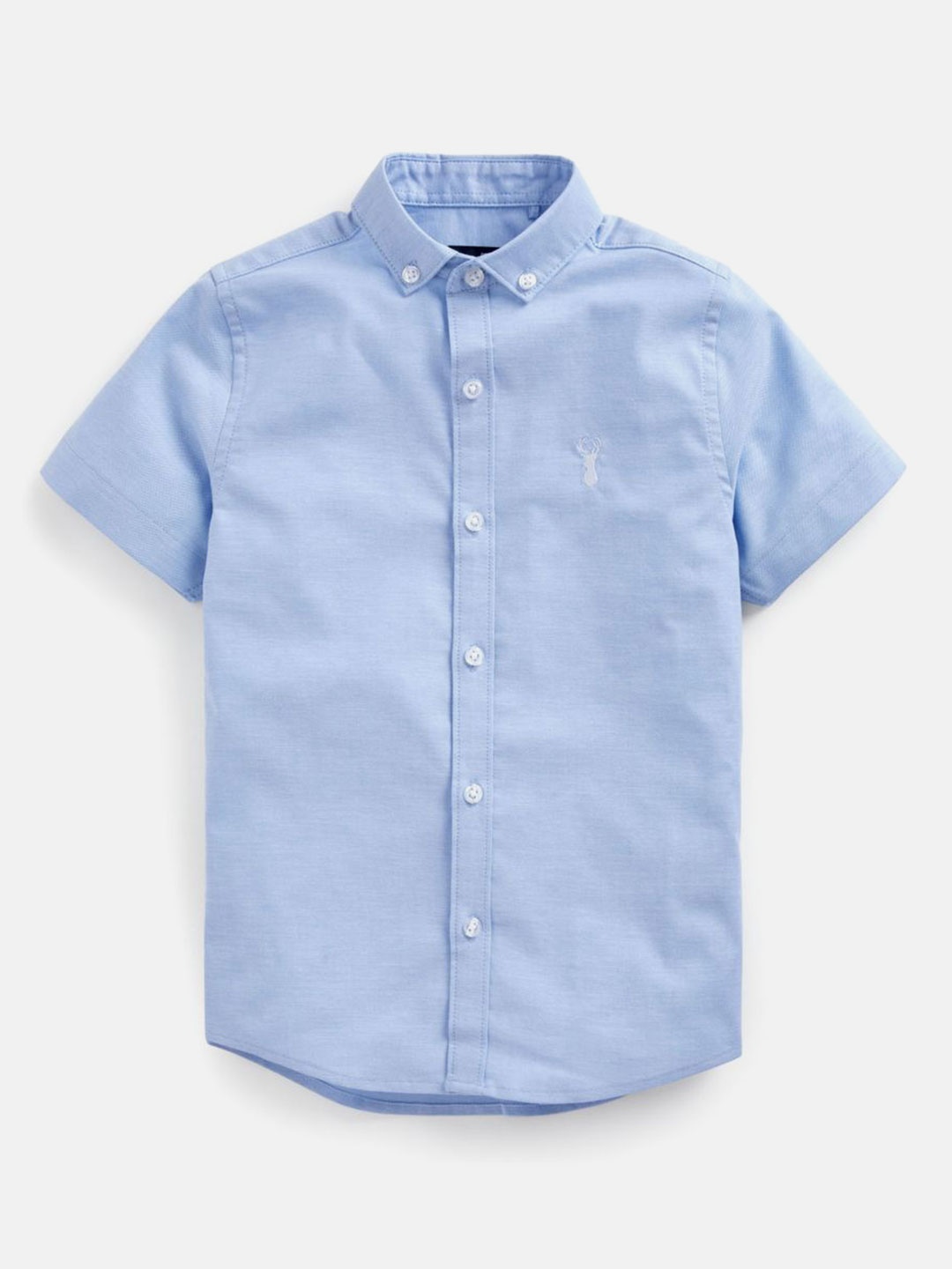 

NEXT Boys Solid Casual Shirt, Blue