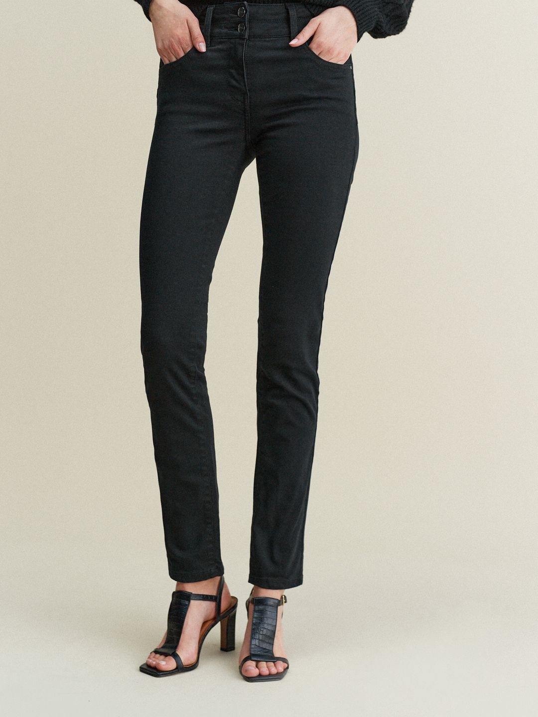 

NEXT Women Slim Fit Stretchable Jeans, Navy blue