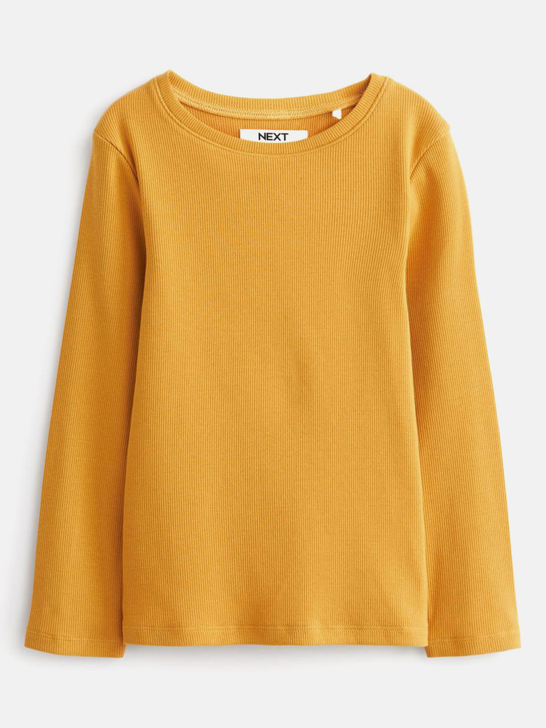 

NEXT Girls Self Striped T-shirt, Yellow