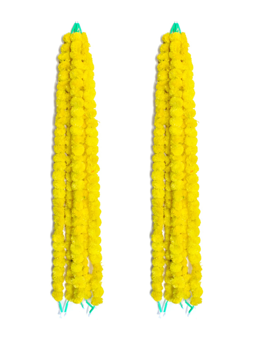 

iHandikart Yellow 10 Pieces Hanging Marigold Artificial Flowers