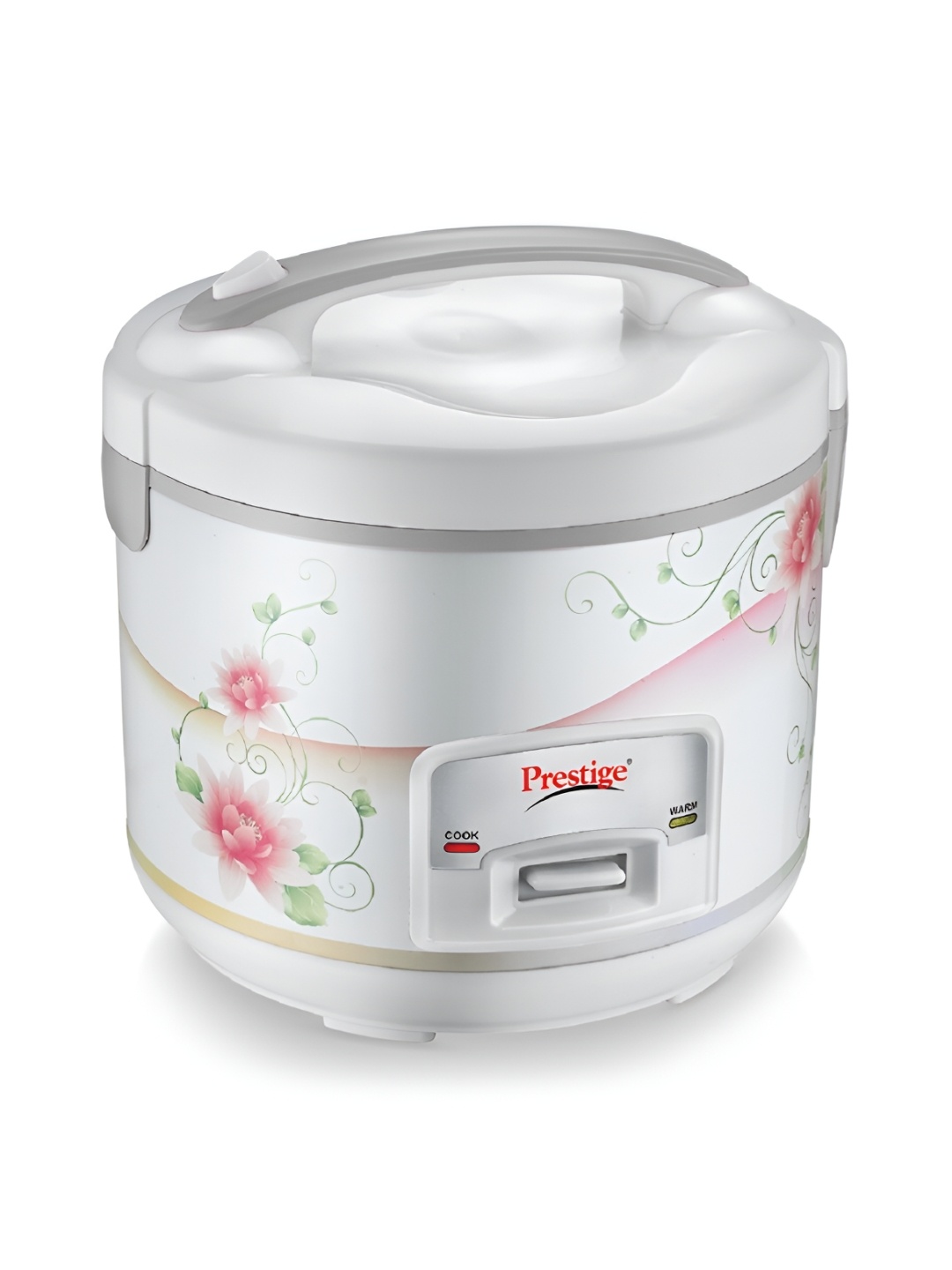 

Prestige Delight PRCK White Printed Aluminium 230W Electric Rice Cooker 1.8 L