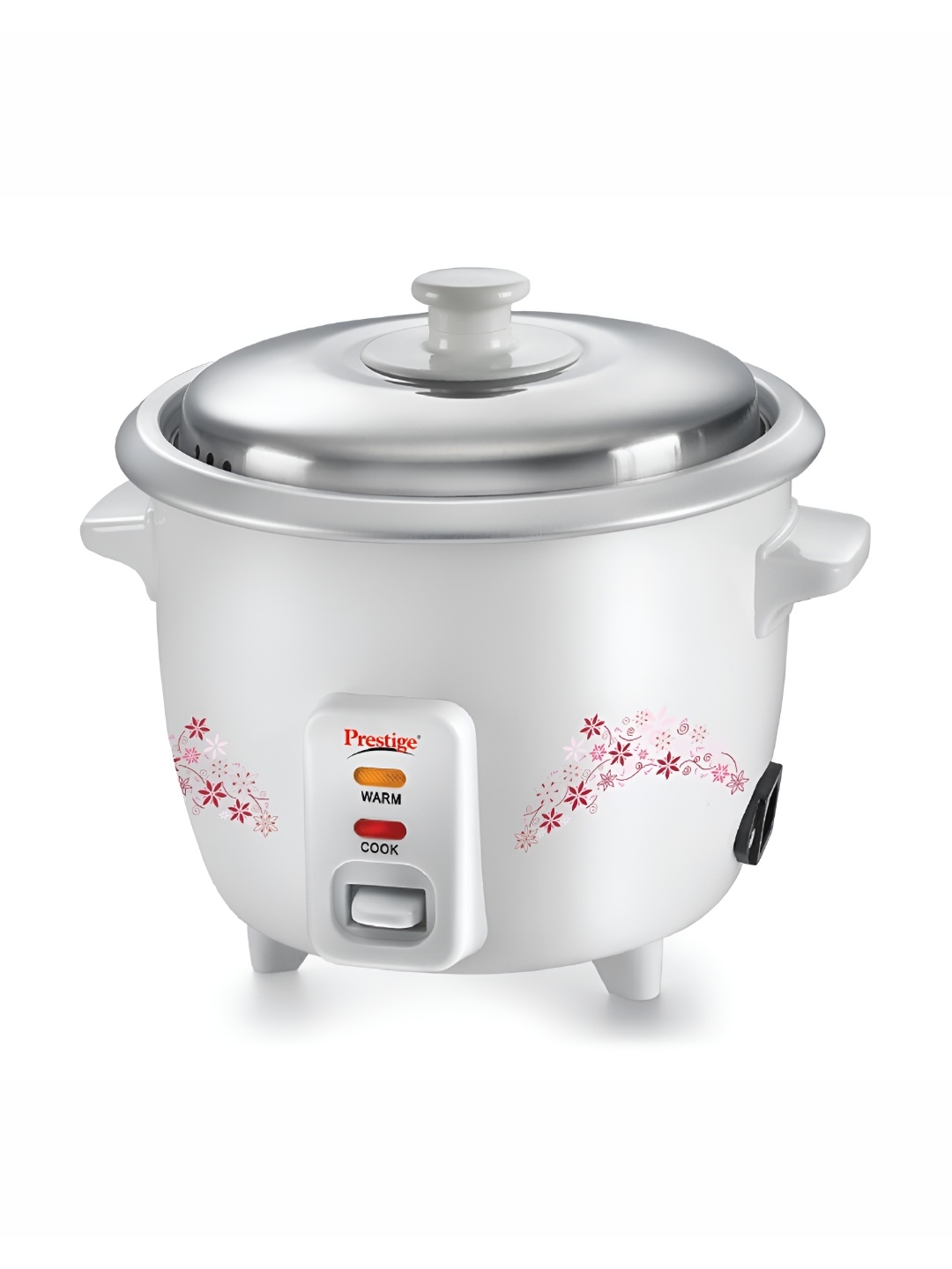 

Prestige Delight PRWO White Printed Aluminium 230W Electric Rice Cooker With Fit Lid 1.8L
