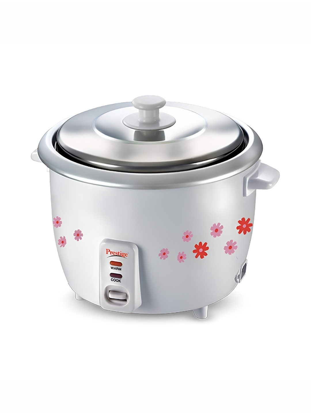 

Prestige Delight PRWO White Printed Aluminium 230W Electric Rice Cooker With Fit Lid 1.8L