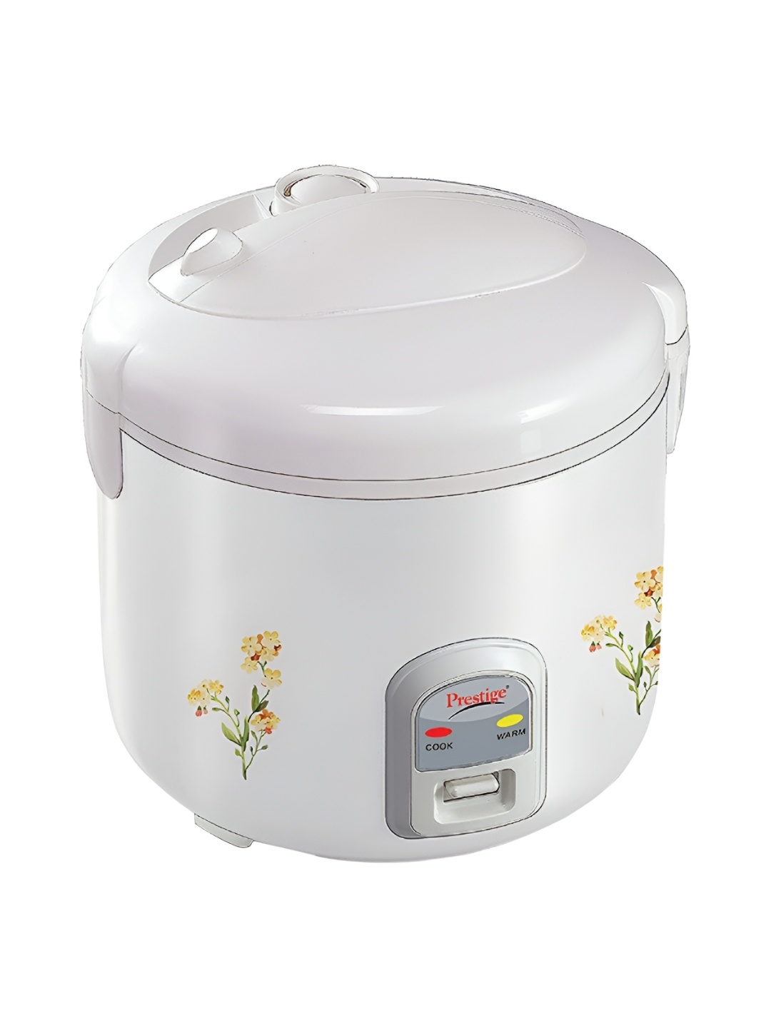 

Prestige Delight White Printed Aluminium 230W Electric Rice Cooker 2.8 L