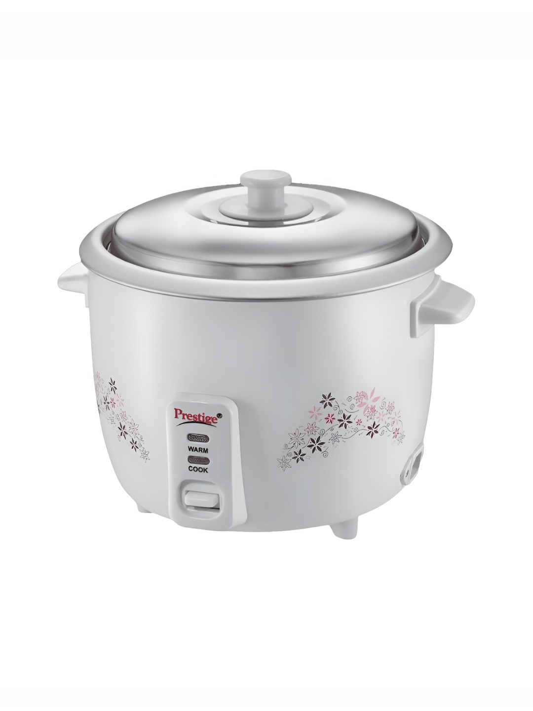 

Prestige Delight PRWO White Printed Aluminium 230W Electric Rice Cooker 1.5 L