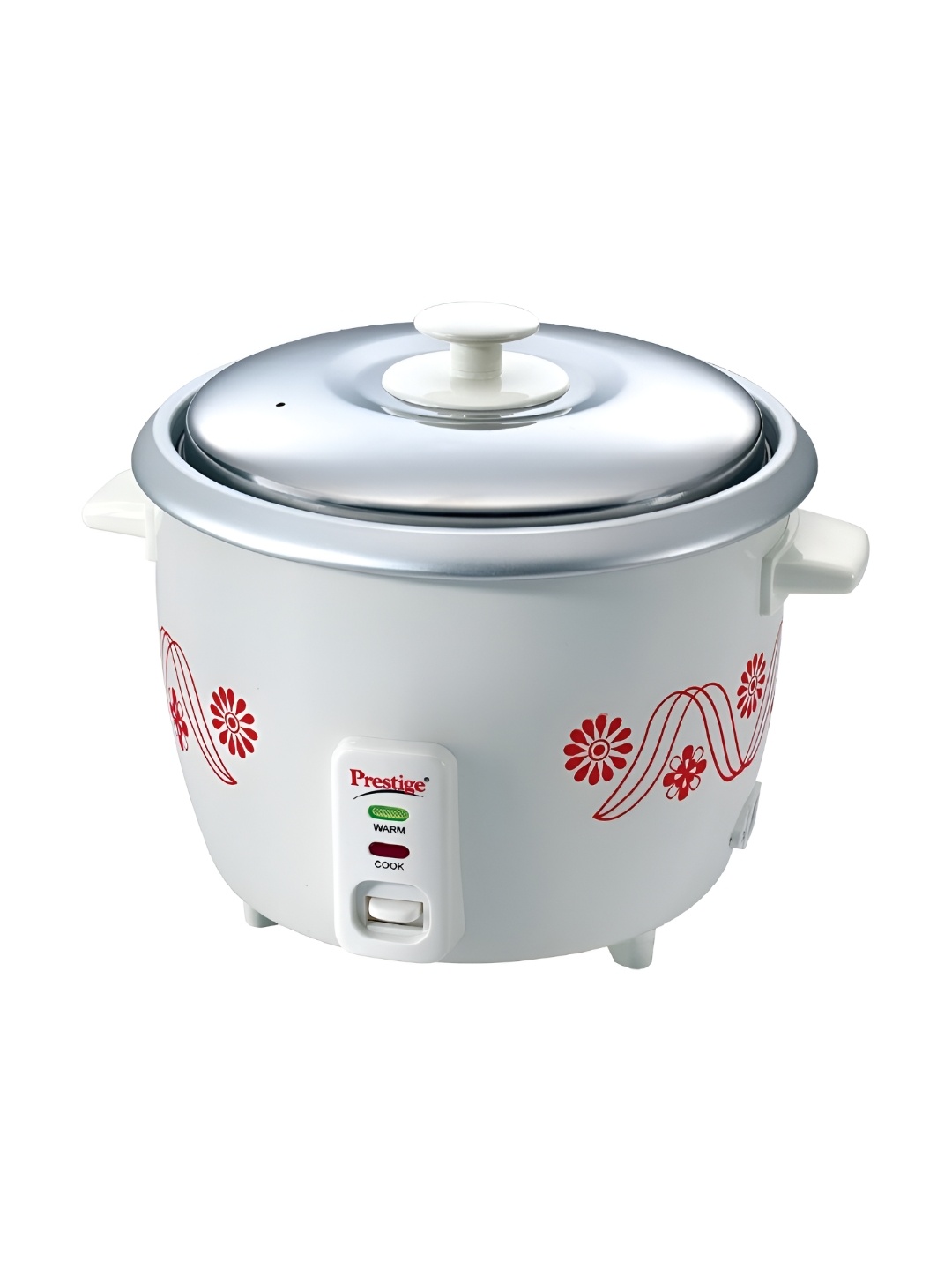 

Prestige Delight PRWO White Printed Aluminium 230W Electric Rice Cooker 1.8 L