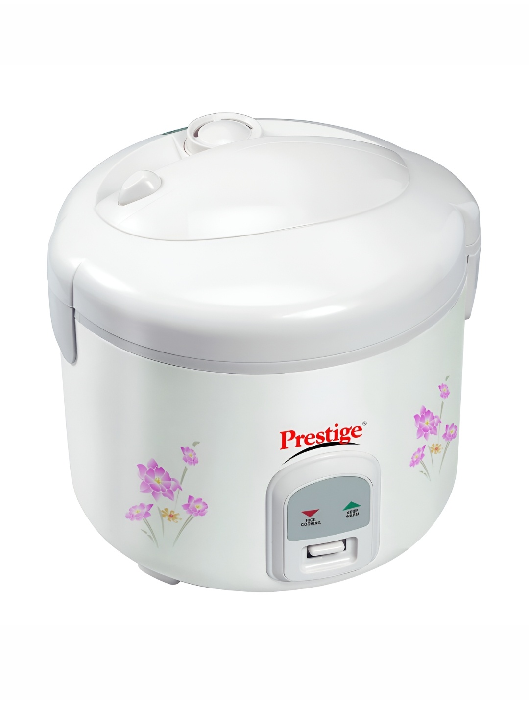 

Prestige Delight PRWCS 1.8 White Aluminium Printed 230W Electric Rice Cooker 1.8L