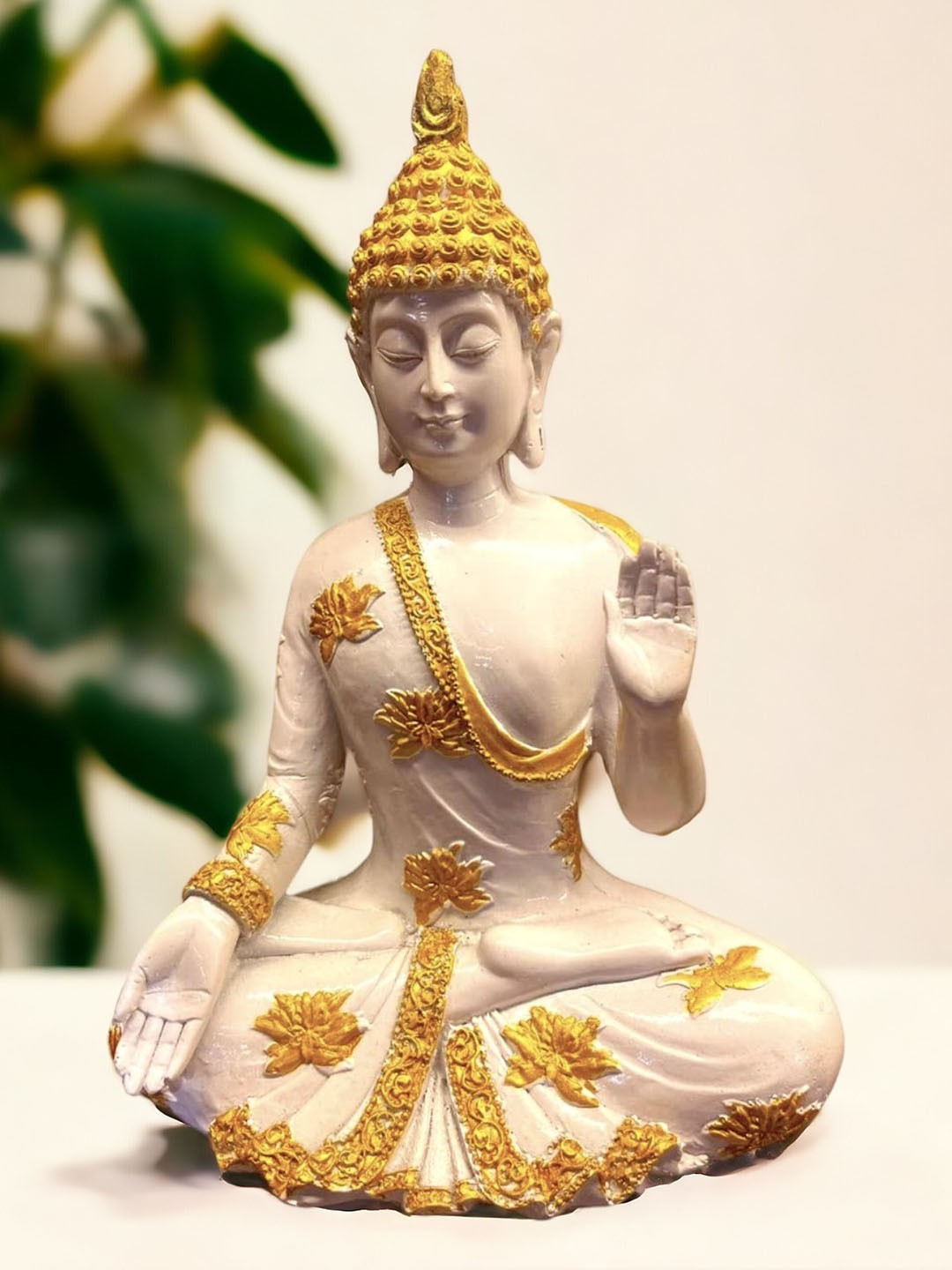 

The Artage White Buddha Showpiece