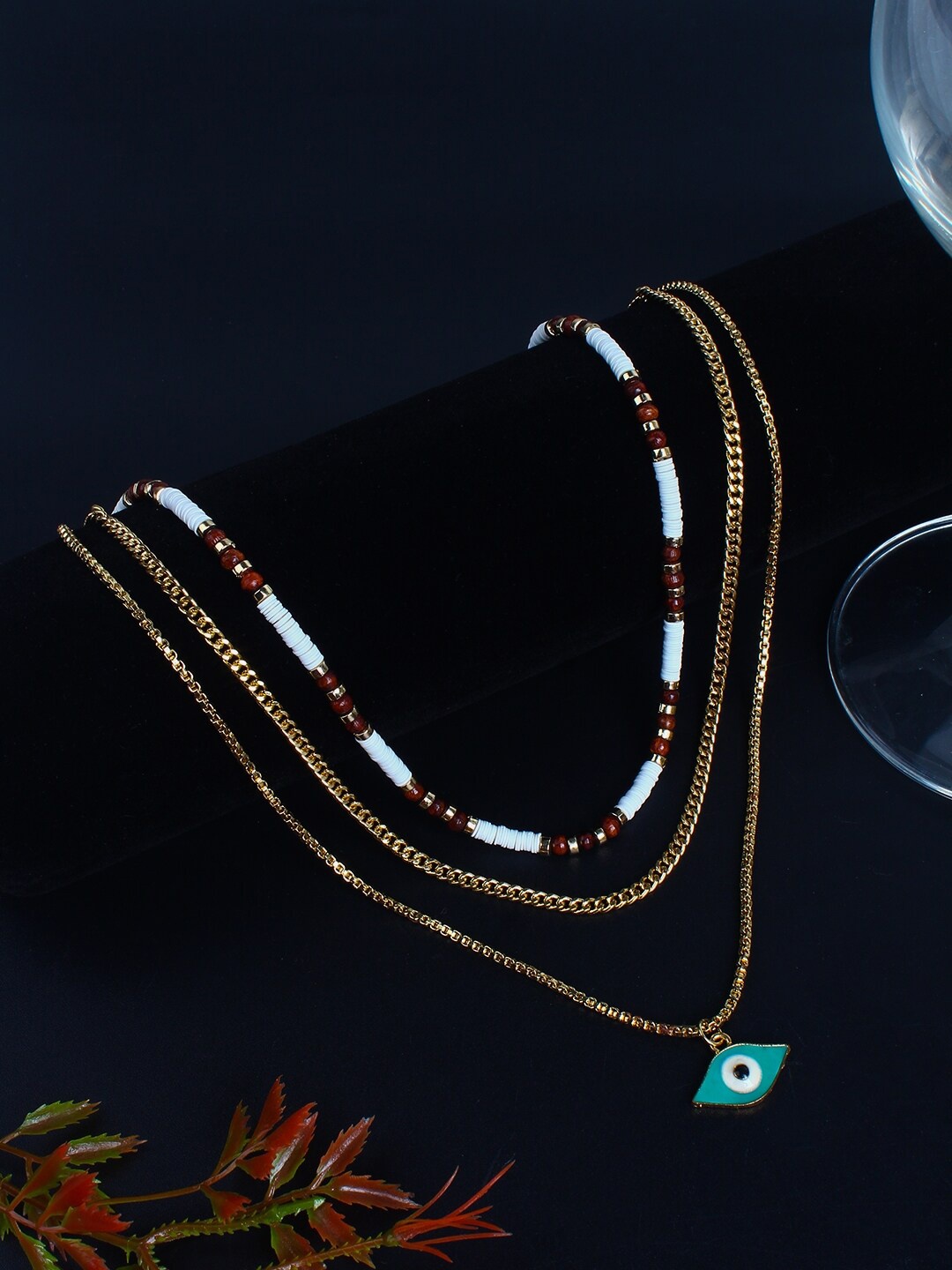 

Stylecast X KPOP Gold Toned Gold-Plated Layered Necklace