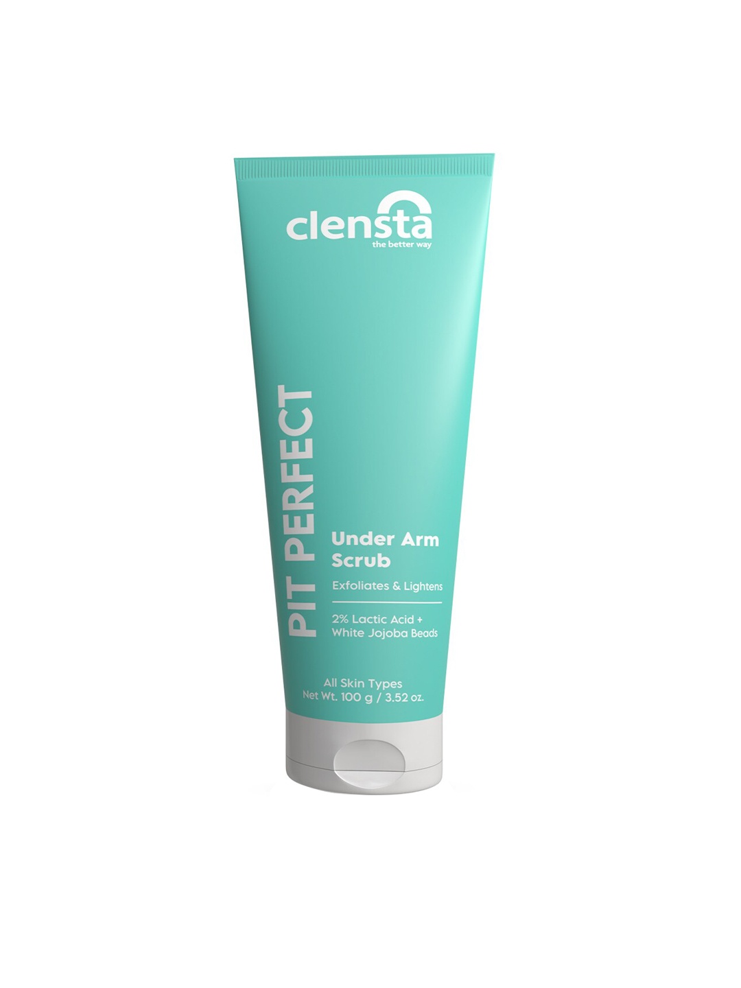 

Clensta Pit Perfect Under Arm Scrub For Exfoliates Lightens - 100g, Turquoise blue