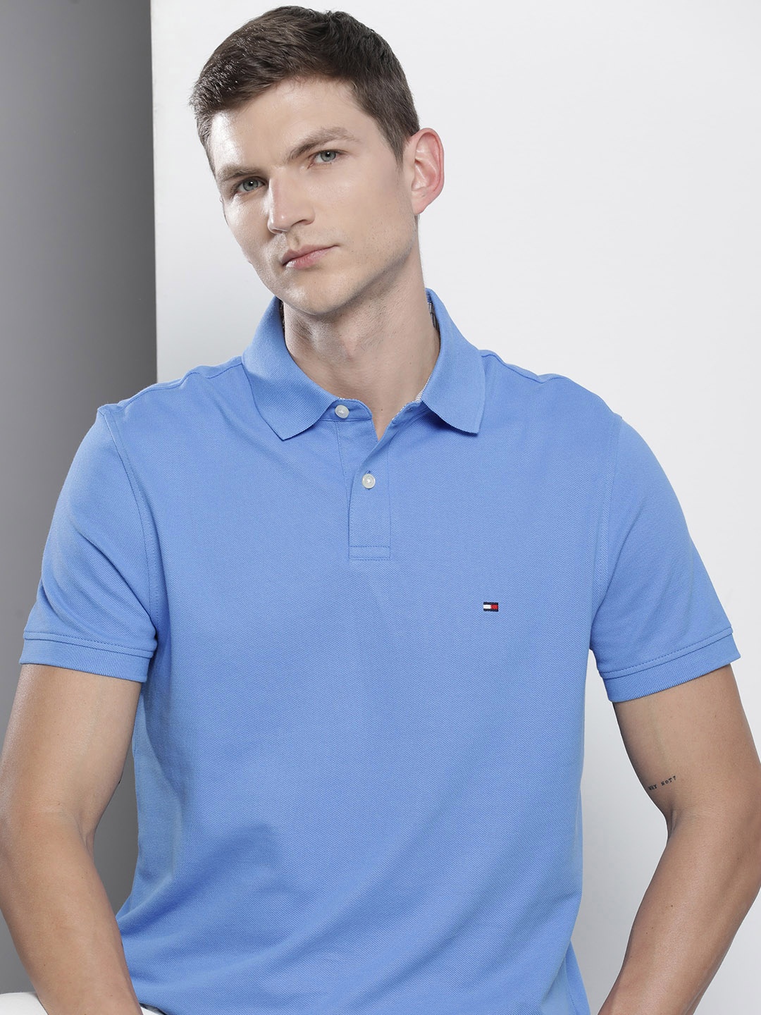 

Tommy Hilfiger Polo Collar T-shirt, Blue