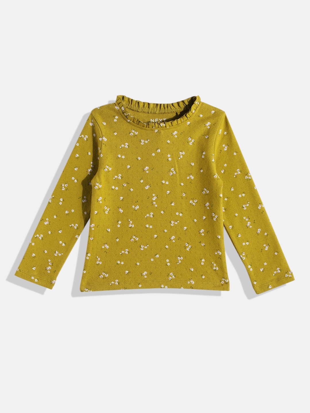 

NEXT Girls Printed Pure Cotton T-shirt, Green