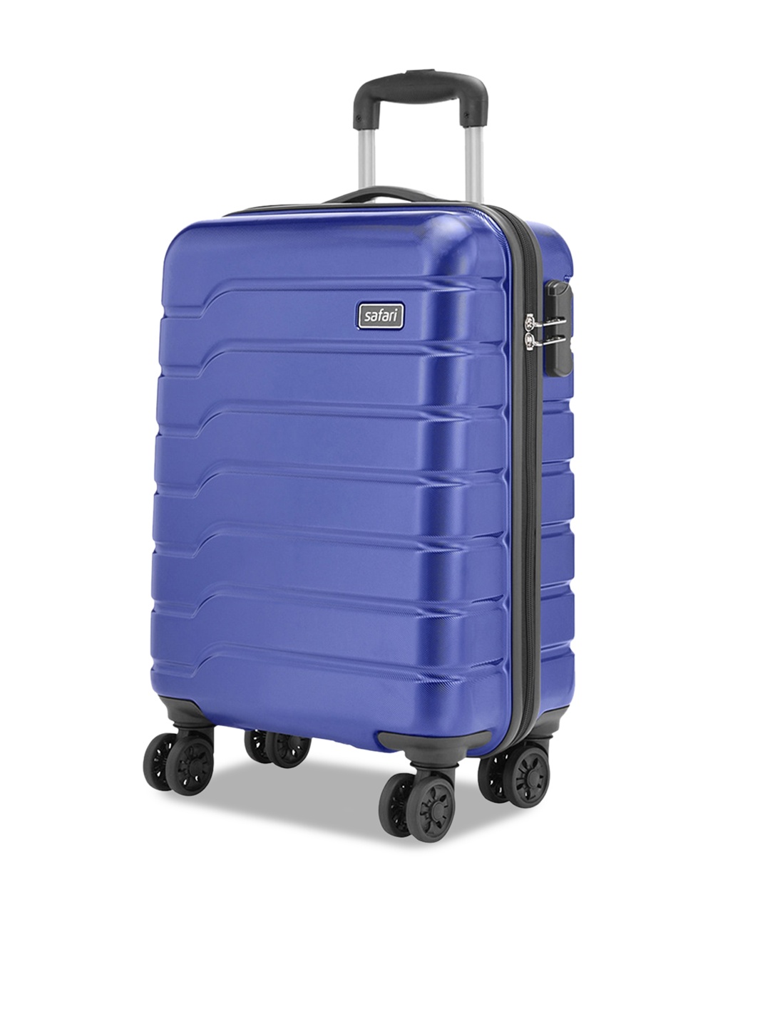 

Safari Ozone Hard-Sided Compression Straps Large Trolley Suitcase 79 cm, Blue