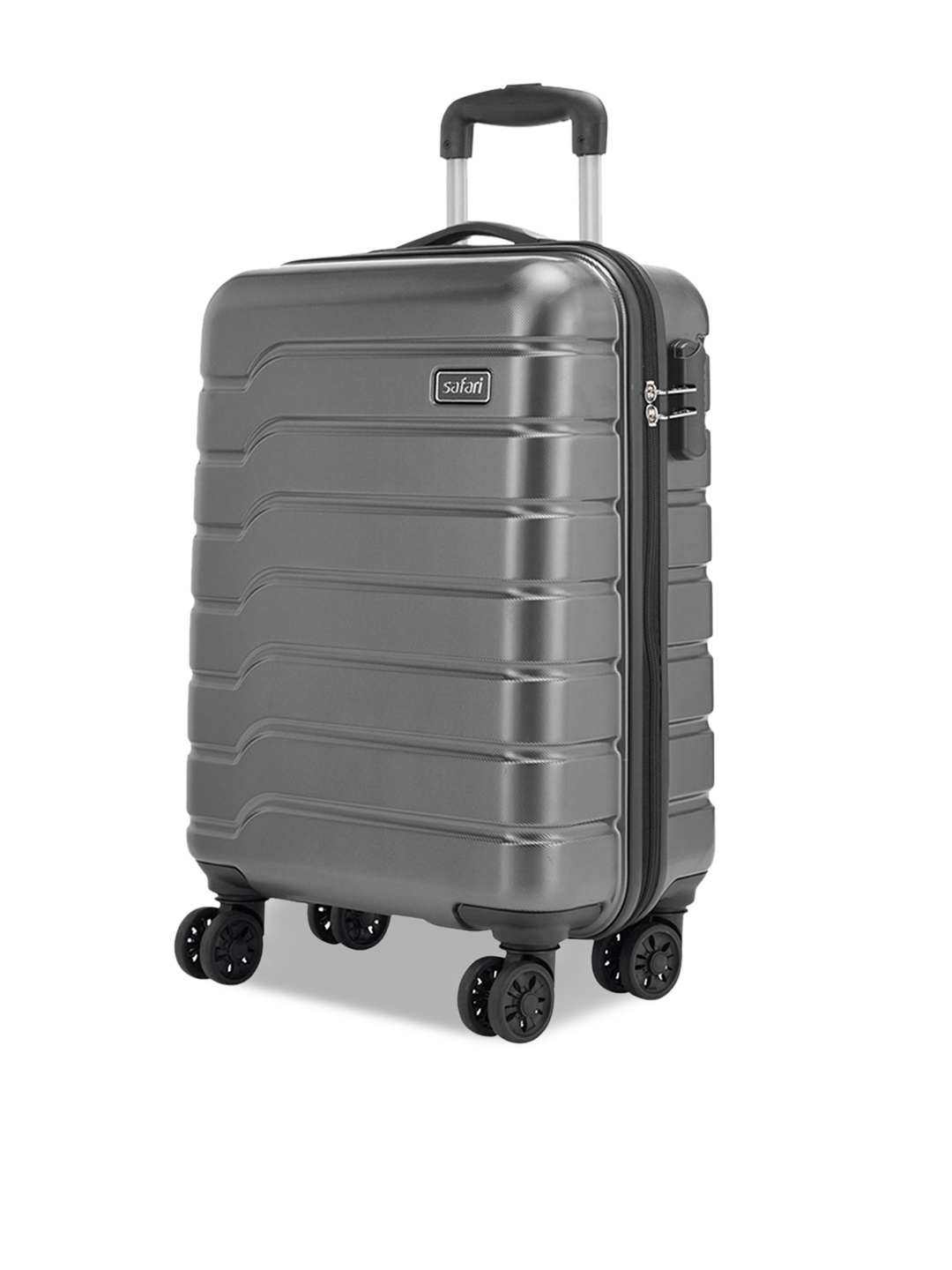 

Safari Ozone 360-Degree Rotation Hard-Sided Small Large Trolley Suitcase 79 cm, Grey