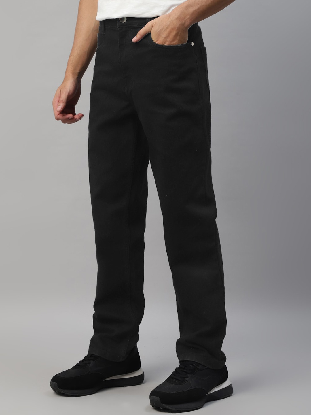 

Kook N Keech Men Black Skinny Fit Cotton Denim Jeans